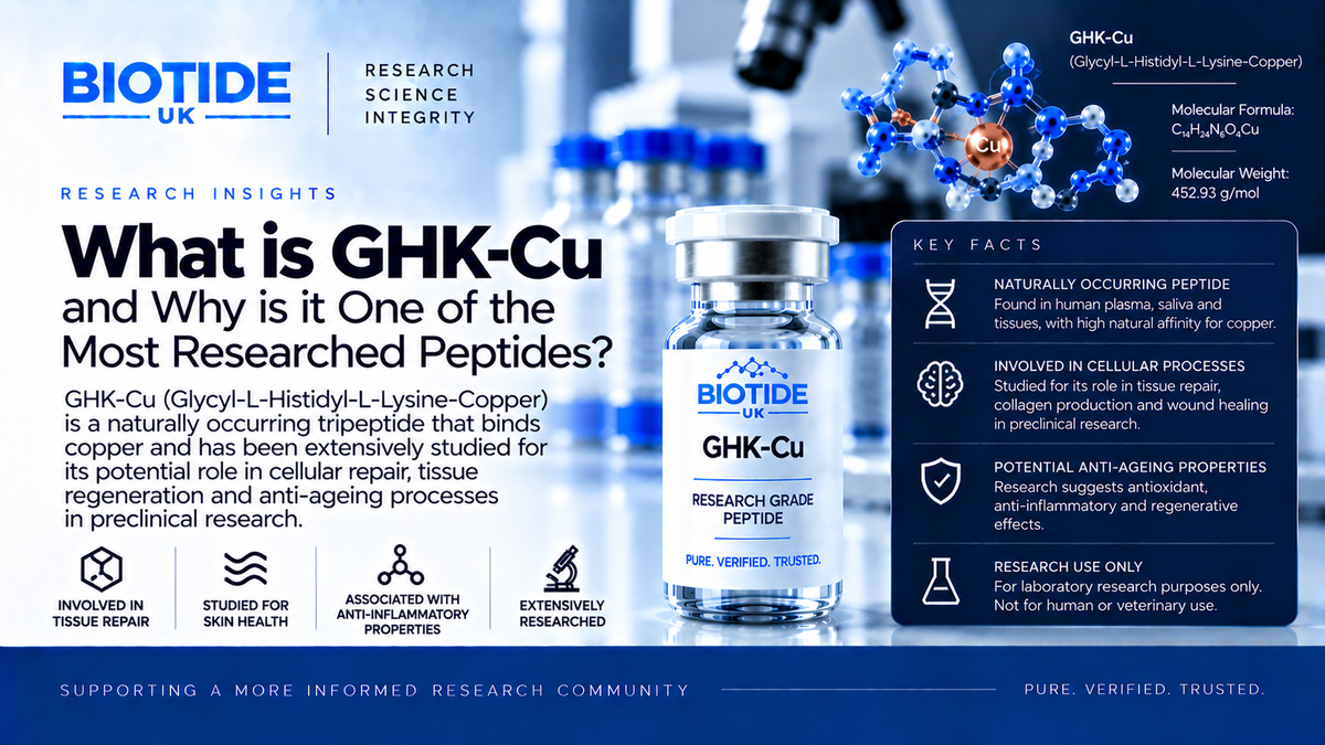 What Is GHK-Cu? A Copper Peptide Research Overview