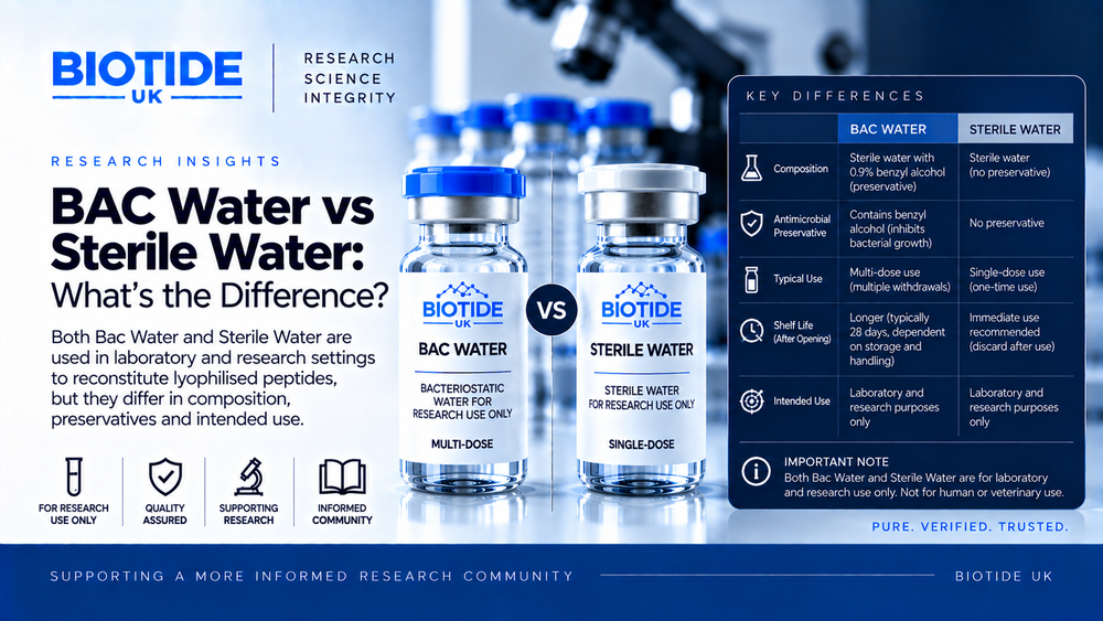 BAC Water vs Sterile Water: What's the Difference?