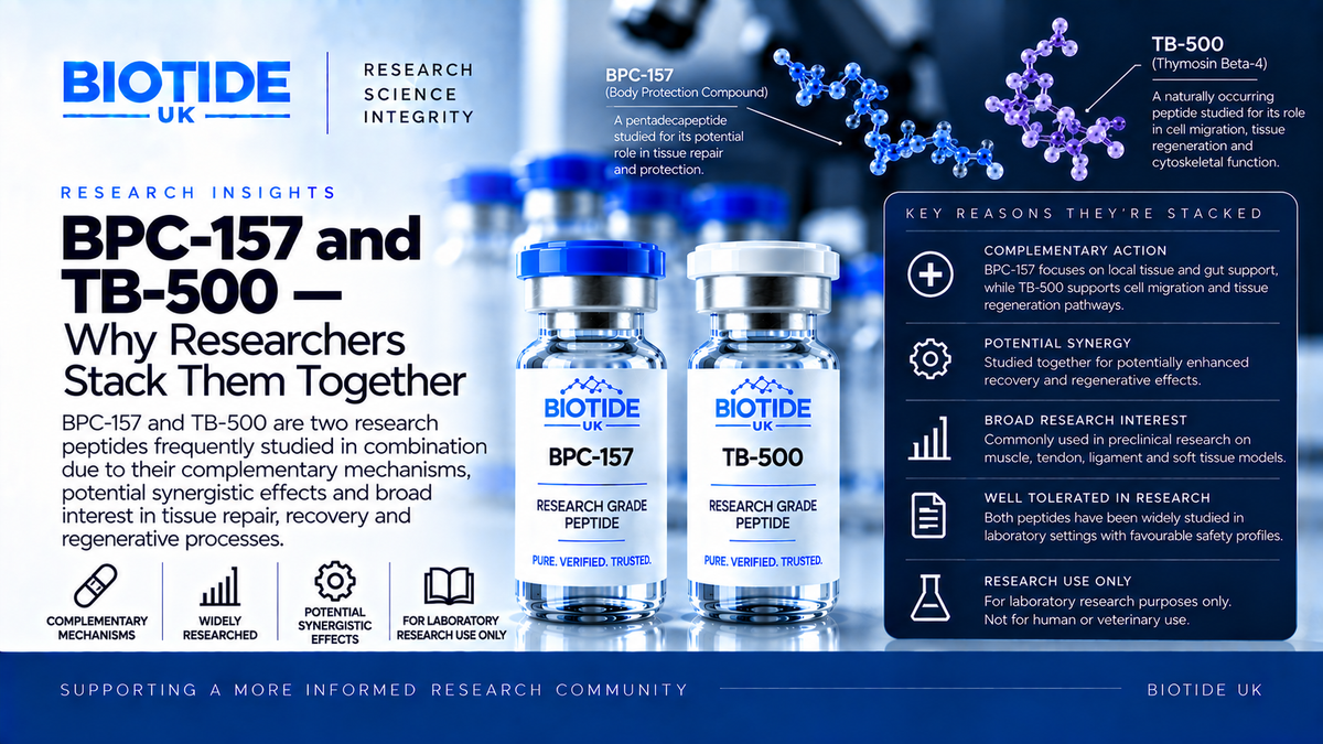 BPC-157 and TB-500: A Research Comparison