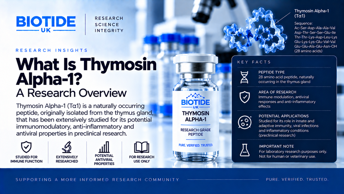 What Is Thymosin Alpha-1? A Research Overview