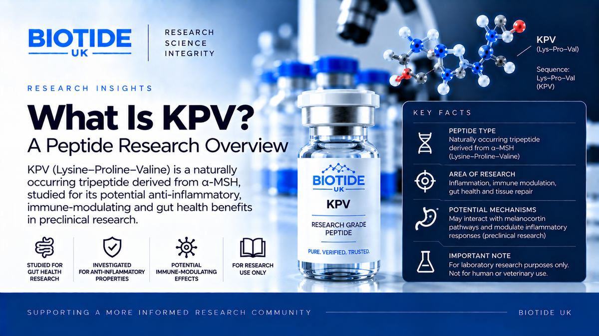 What Is KPV? A Peptide Research Overview