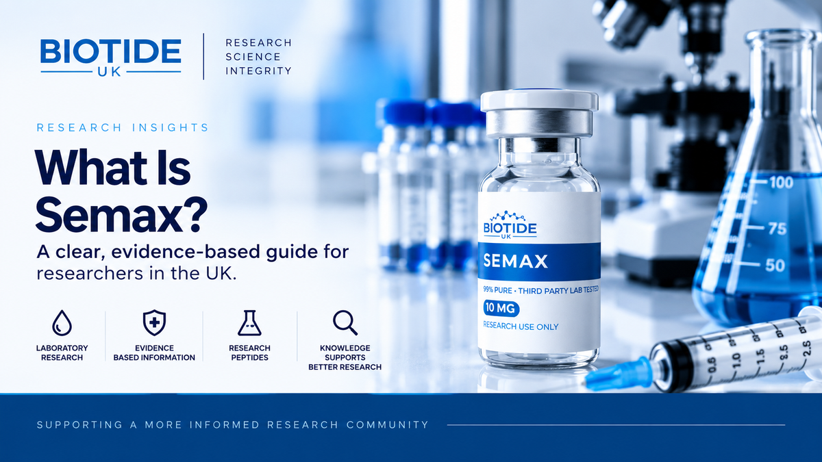 BioTide UK Semax research peptide laboratory guide