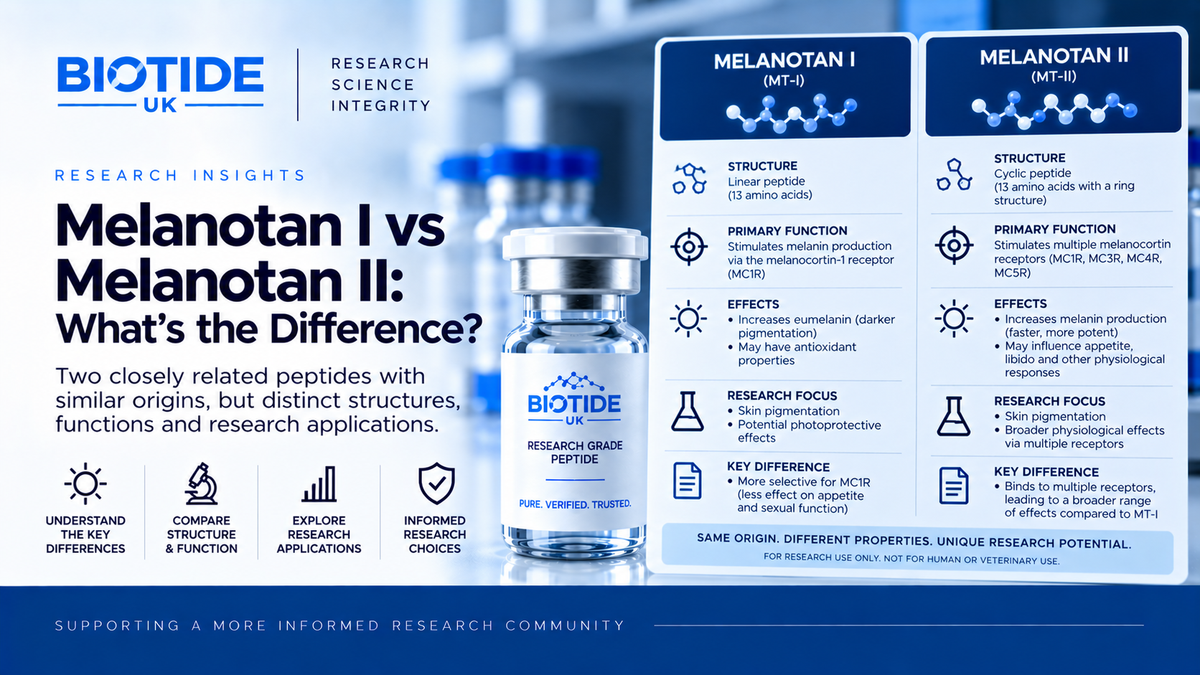 Melanotan I vs Melanotan II: What's the Difference?